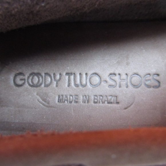 4/$20 Brown Leather Moccasins By Goody Two Shoes - Picture 9 of 10